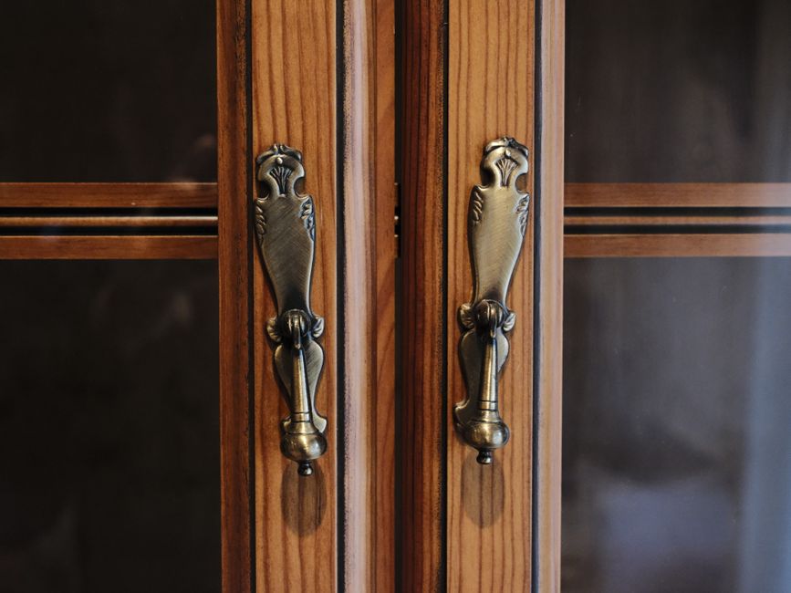 Custom wood cabinet doors